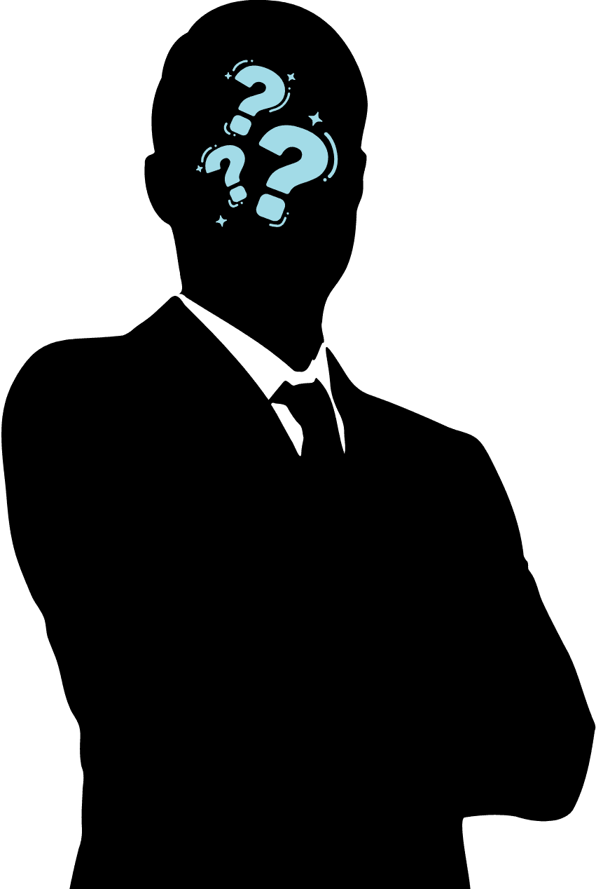 Shilouette af en potentiel ny medarbejder