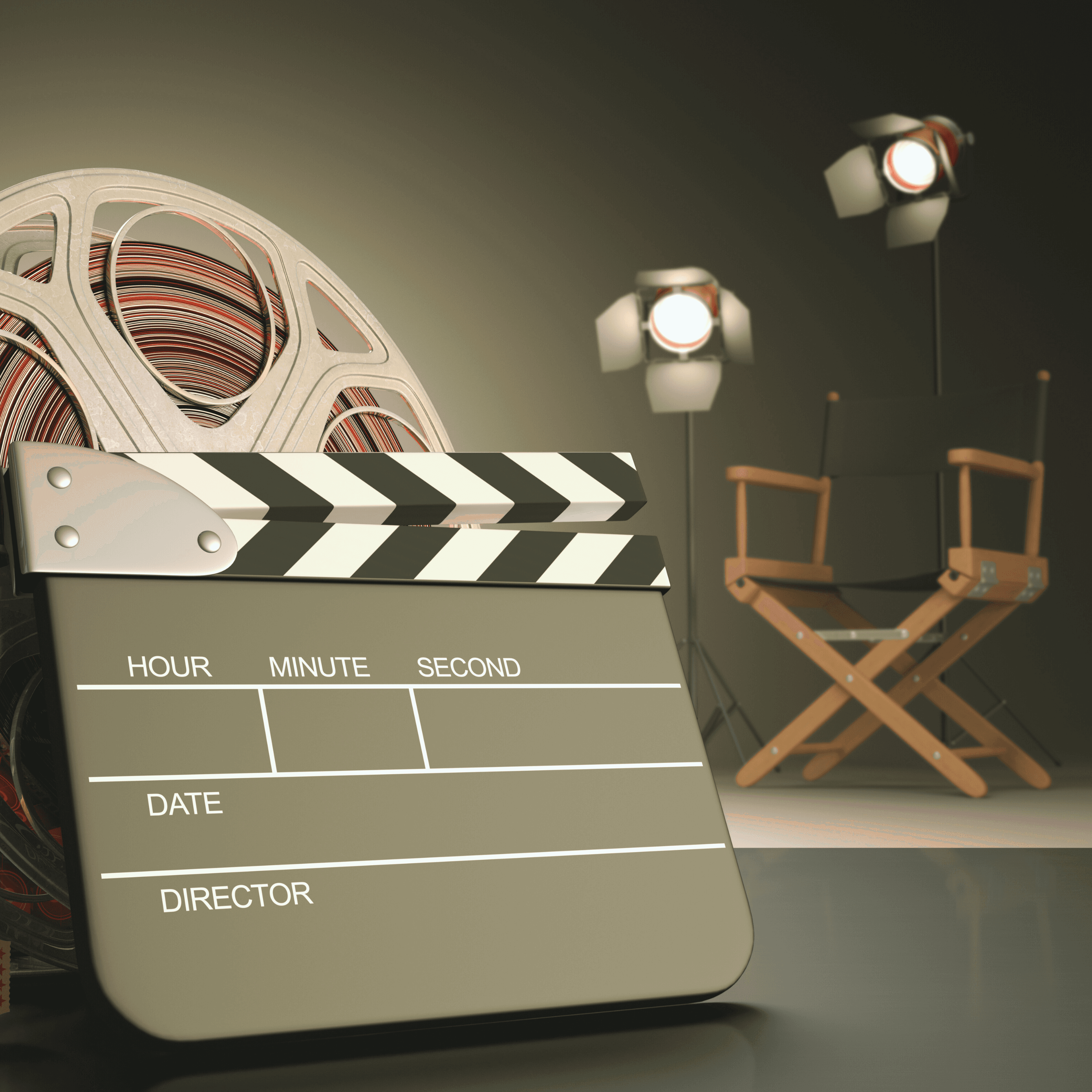 Clapboard til videoinstruktør